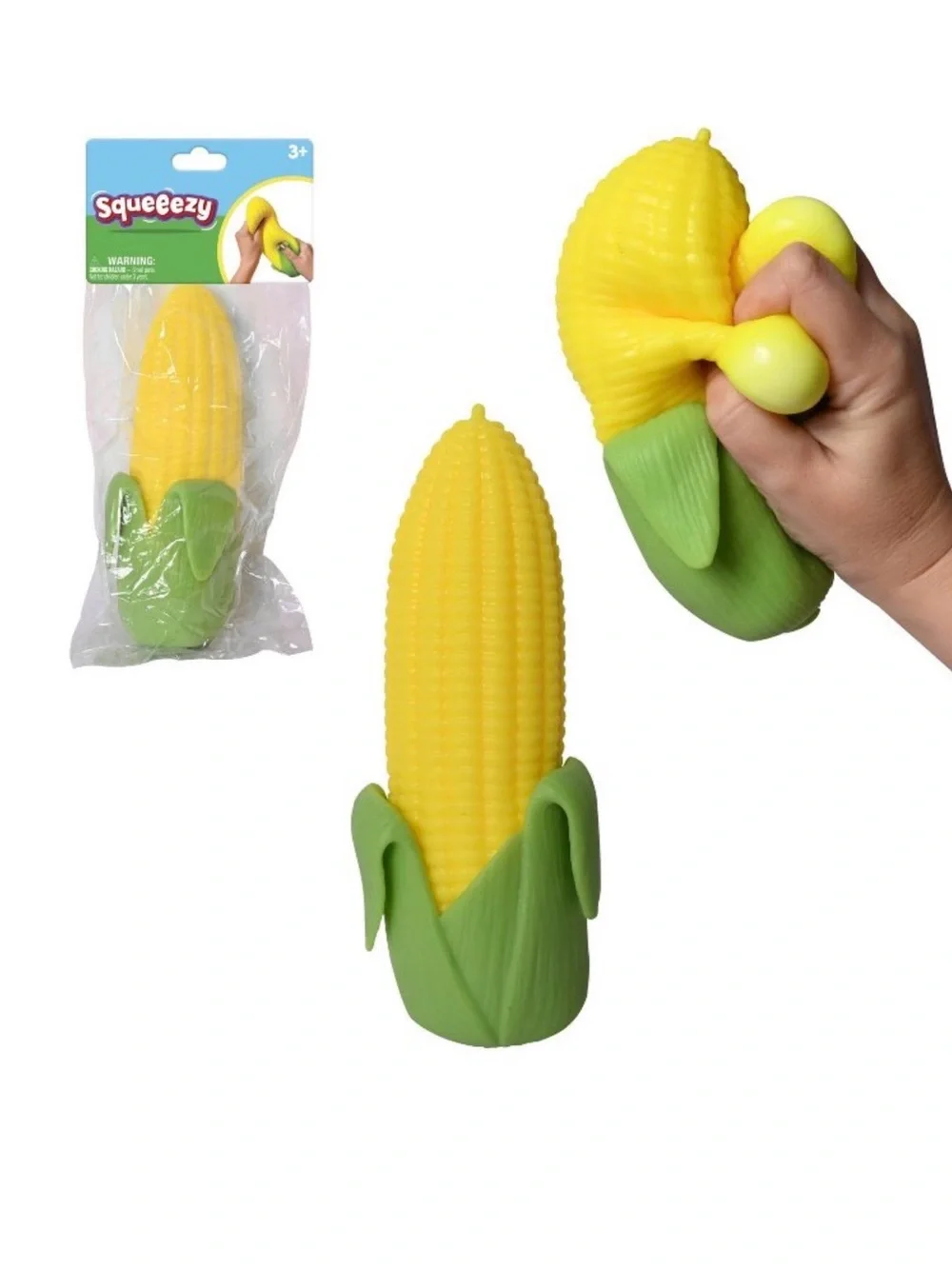 Limited Edition Americana Squeezy Corn on the Cob Viral Stress Toy